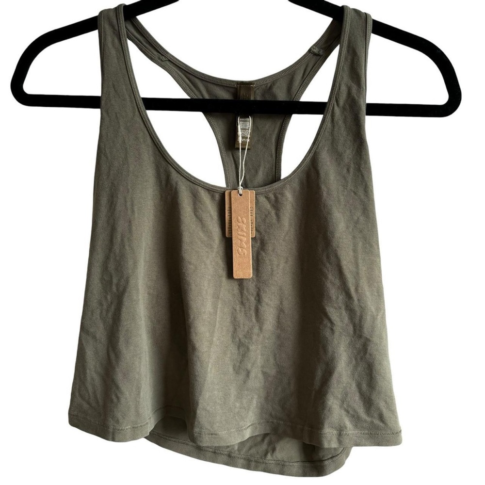 Skims NWT Vintage Cropped Scoop Neck Racerback Tank in the size 2XL